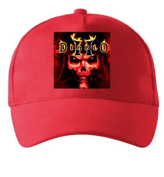 Кепка Diablo 2 poster Красный фото