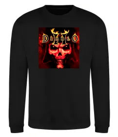 Свитшот Diablo 2 poster Черный фото