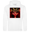 Чоловіча толстовка (худі) Diablo 2 poster Білий фото