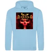 Чоловіча толстовка (худі) Diablo 2 poster Блакитний фото