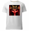Мужская премиум футболка Diablo 2 poster Белый фото