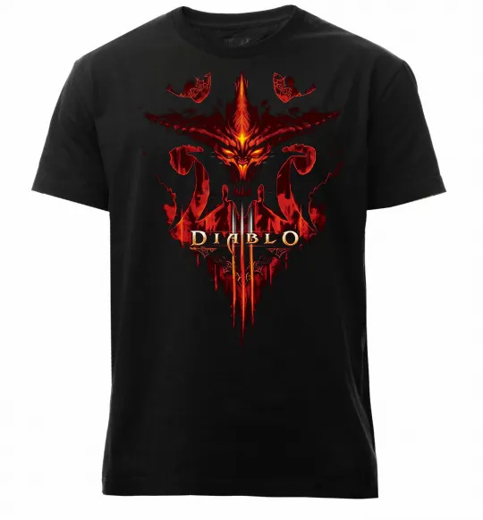 Мужская премиум футболка Diablo 3 Черный фото