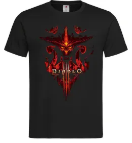 Мужская футболка Diablo 3 Черный фото