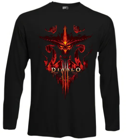 Лонгслив Diablo 3 Черный фото