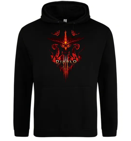 Женская толстовка (худи) Diablo 3 Черный фото