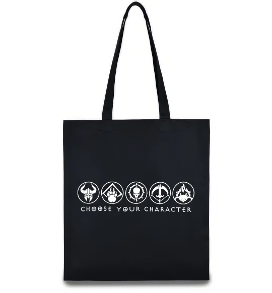 Еко-сумка Diablo Choose your character Чорний фото