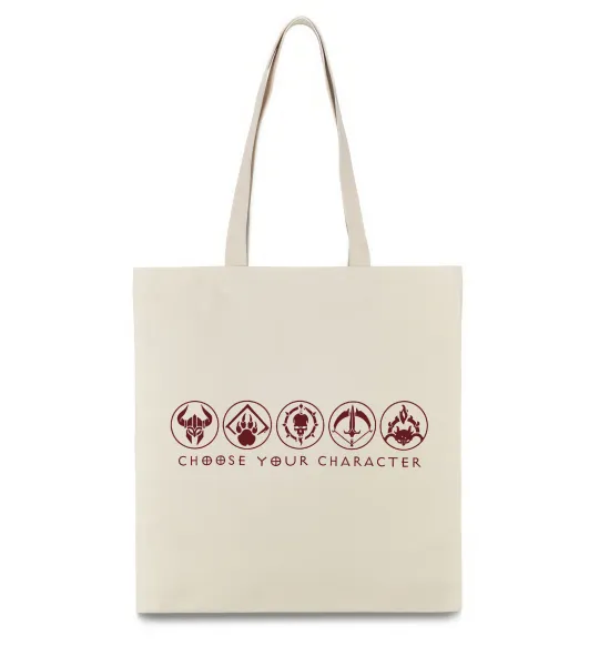 Еко-сумка Diablo Choose your character Бежевий фото