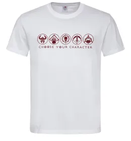 Мужская футболка Diablo Choose your character Белый фото