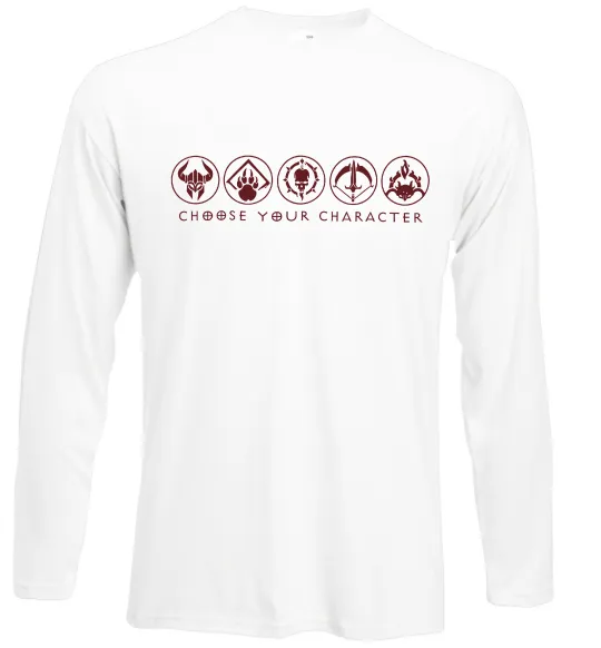 Лонгслів Diablo Choose your character Білий фото