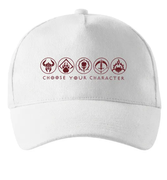 Кепка Diablo Choose your character Білий фото