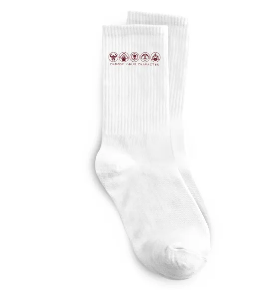 Шкарпетки Diablo Choose your character Білий фото