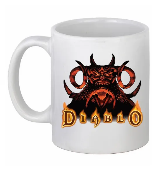 Чашка керамическая Diablo Белый фото