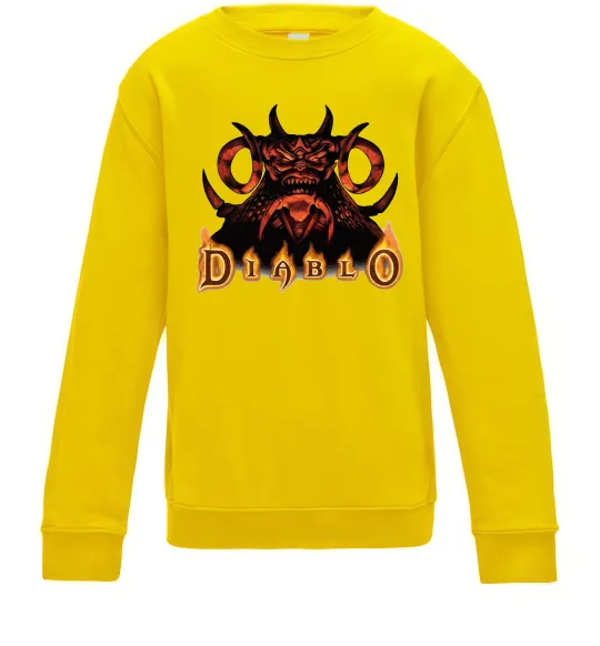 Дитячий світшот Diablo Сонячно жовтий фото