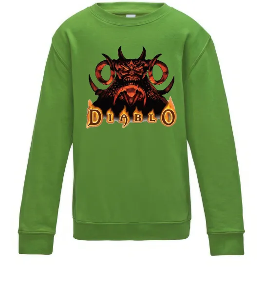 Дитячий світшот Diablo Лаймовий фото