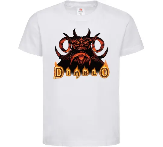 Дитяча футболка Diablo Білий фото