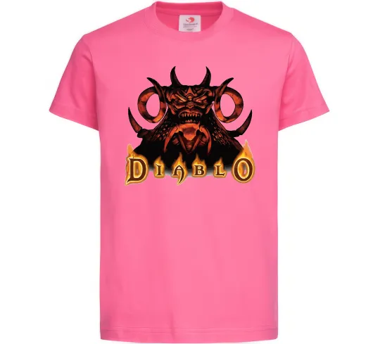 Дитяча футболка Diablo Яскраво-рожевий фото