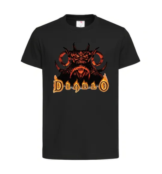 Детская футболка Diablo Черный фото