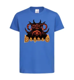 Дитяча футболка Diablo Яскраво-синій фото