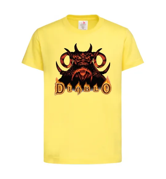 Детская футболка Diablo Лимонный фото
