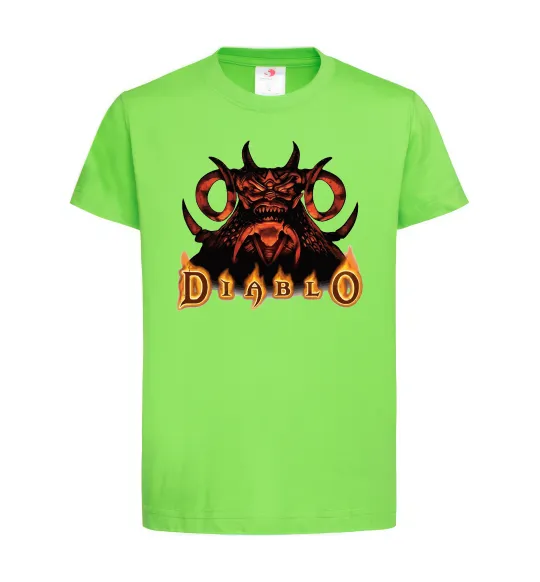 Детская футболка Diablo Лаймовый фото