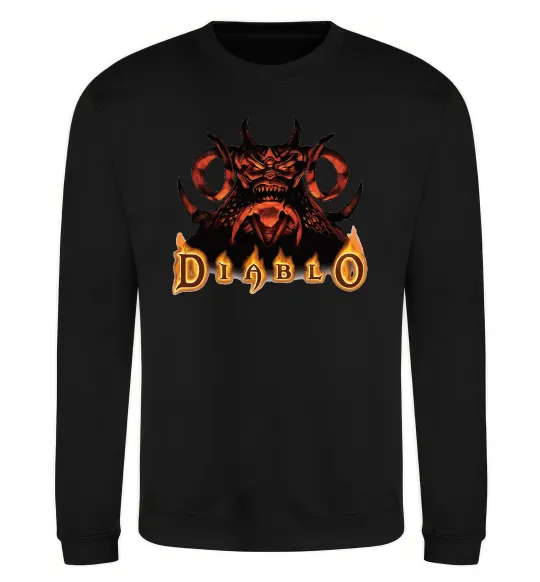 Світшот Diablo Чорний фото