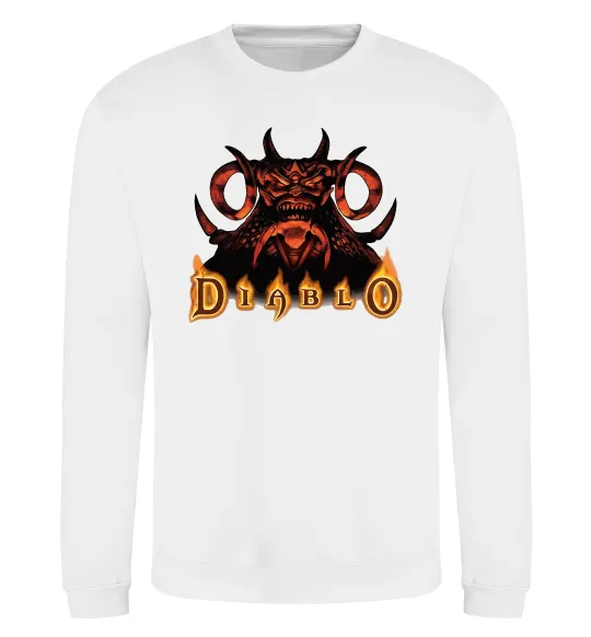Світшот Diablo Білий фото