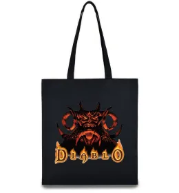 Эко-сумка Diablo Черный фото