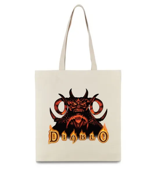 Эко-сумка Diablo Бежевый фото