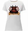 Женская премиум футболка Diablo Белый фото
