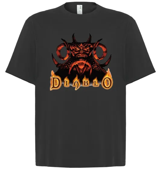 Футболка Оверсайз Diablo Чорний фото