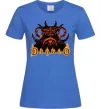 Женская футболка Diablo Ярко-синий фото