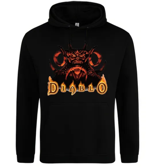 Чоловіча толстовка (худі) Diablo Чорний фото