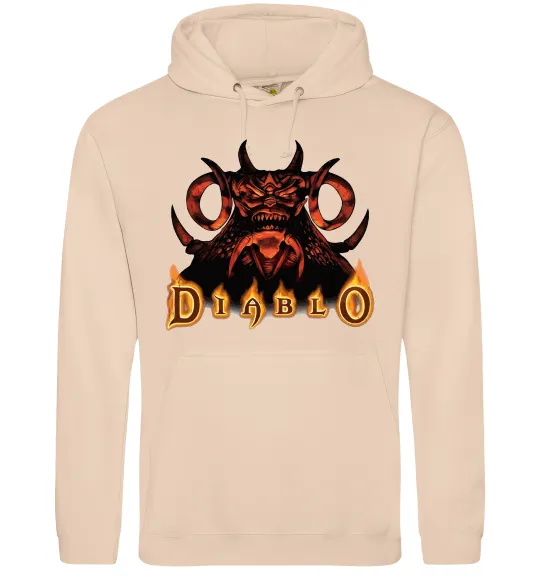 Чоловіча толстовка (худі) Diablo Пісочний фото