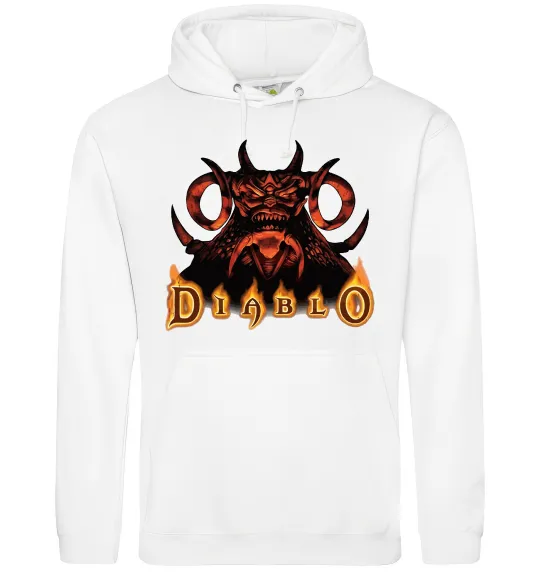 Жіноча толстовка (худі) Diablo Білий фото