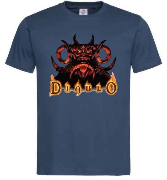Мужская футболка Diablo Темно-синий фото