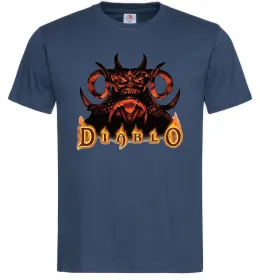 Мужская футболка Diablo Темно-синий фото