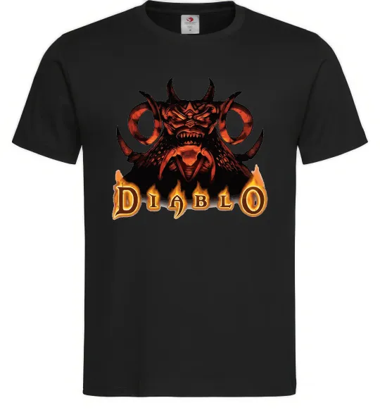 Мужская футболка Diablo Черный фото