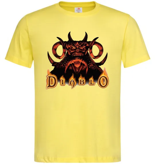 Мужская футболка Diablo Лимонный фото