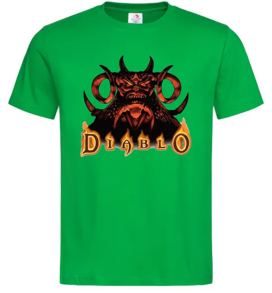 Мужская футболка Diablo Зеленый фото