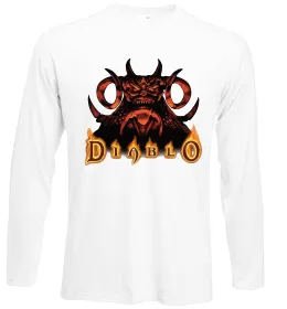 Лонгслив Diablo Белый фото