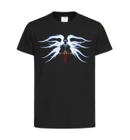 Дитяча футболка Diablo 3 poster Чорний фото