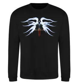 Світшот Diablo 3 poster Чорний фото