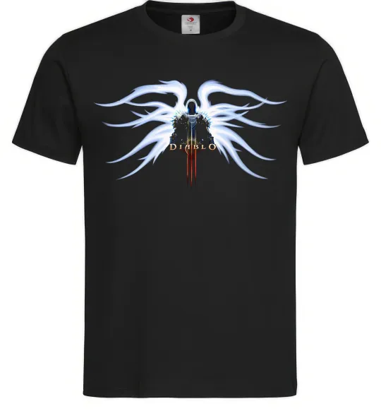 Чоловіча футболка Diablo 3 poster Чорний фото