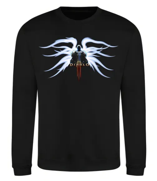 Свитшот Diablo 3 poster Черный фото