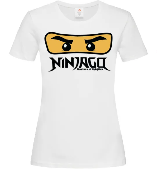 Женская футболка Ninjago Masters of Spinjitzu, колір - білий, розмір - S Белый фото