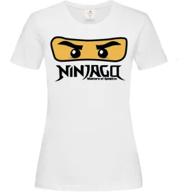 Женская футболка Ninjago Masters of Spinjitzu, колір - білий, розмір - S Белый фото