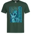 Чоловіча футболка Батьківщина-Мати та карта Темно-зелений фото