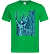 Чоловіча футболка Батьківщина-Мати та карта Зелений фото