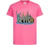 Детская футболка Kyiv Архітектурні пам’ятки Ярко-розовый фото