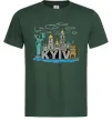 Мужская футболка Kyiv Архітектурні пам’ятки Темно-зеленый фото